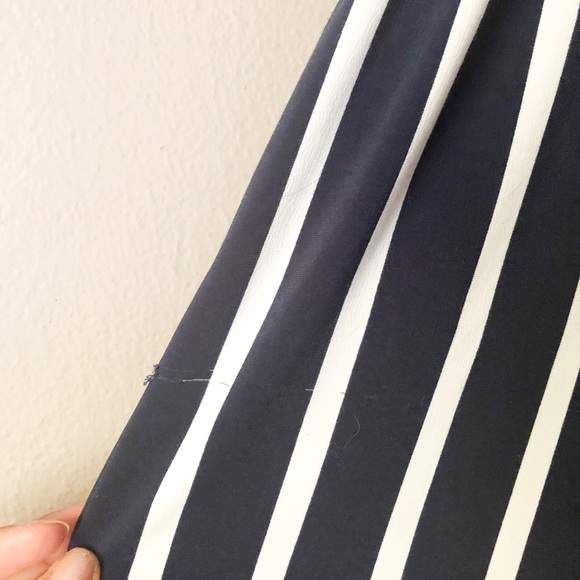 Zara wide leg bold striped cropped pants - Picture 8 of 10